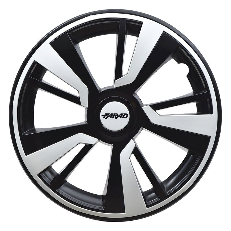 Set 4 Copricerchi Farad bicolor 243 Matte Black Premontata