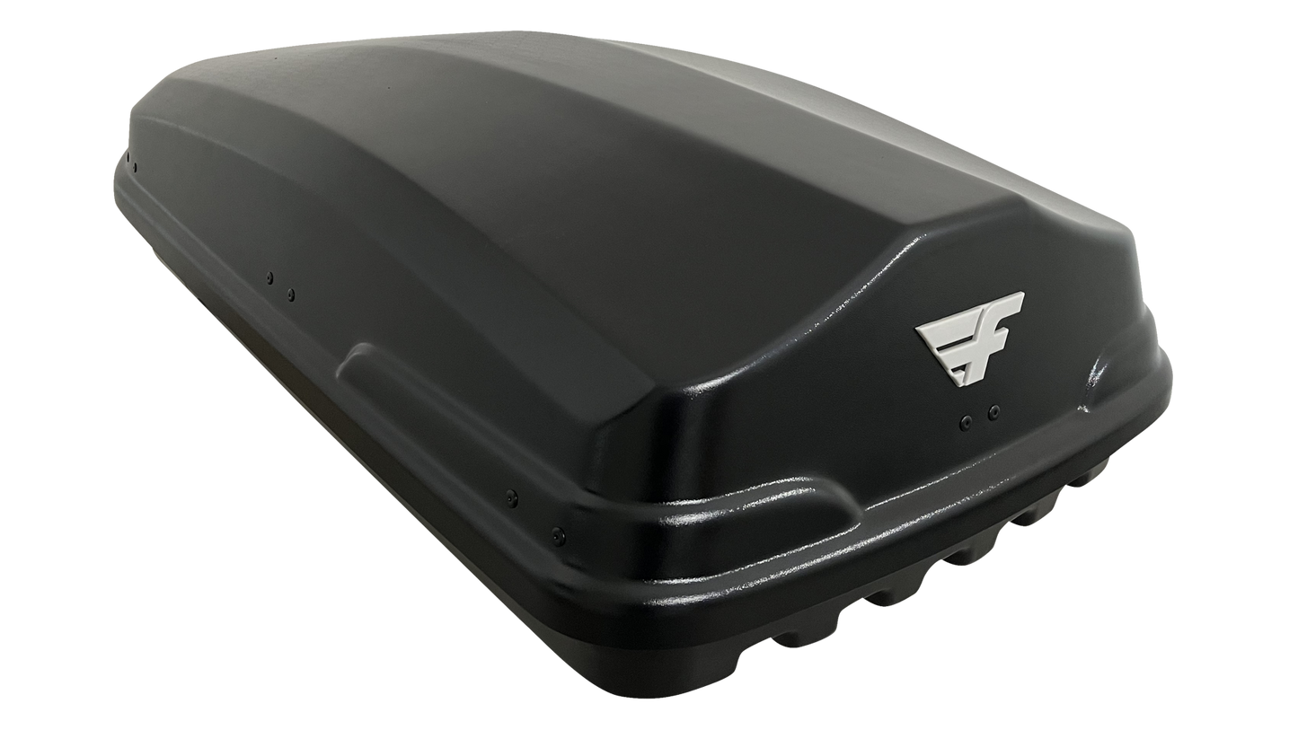 Box Da Tetto Farad Torpedo Nero Goffrato 400L 1-9631 N/9 + Attacco Rapido