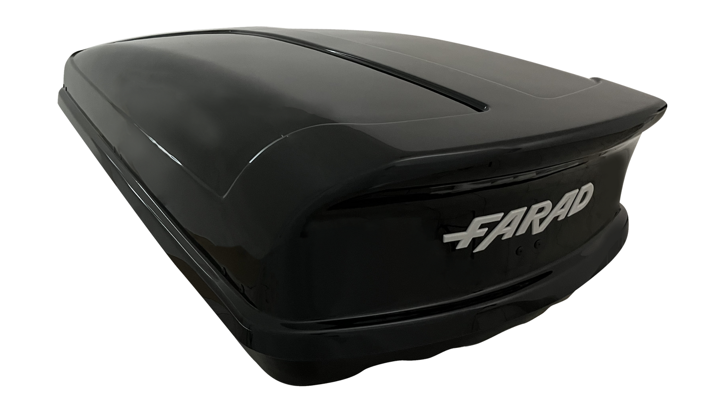 Box Da Tetto Farad Koral Nero Lucido 400L 1-94731 N/23