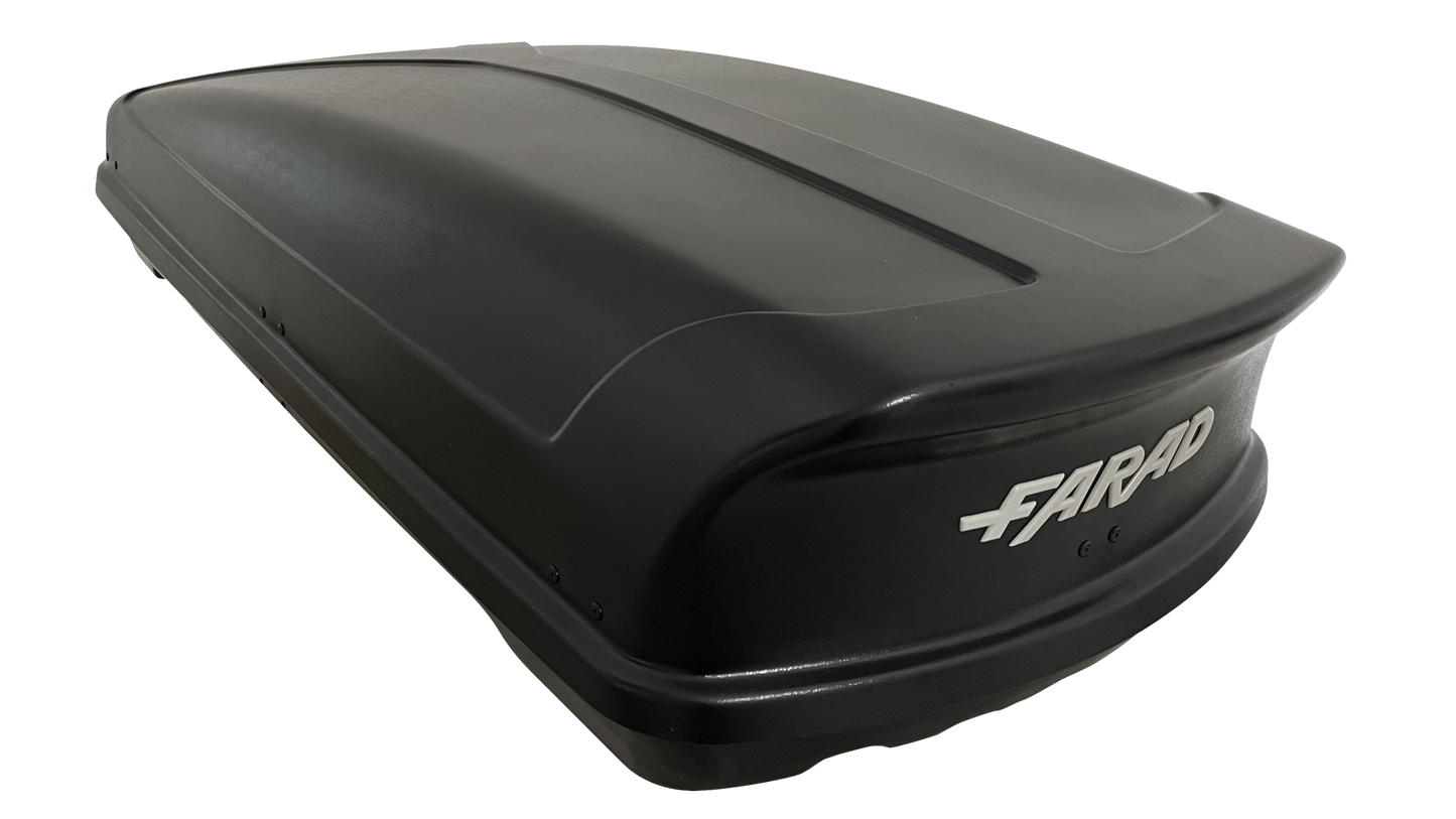 Box Da Tetto Farad Koral Nero Goffrato 400L 1-94731 N/23