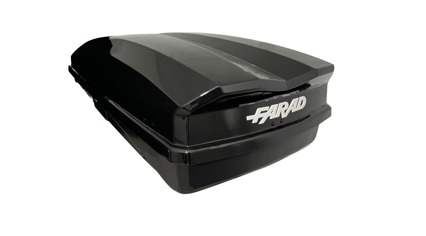 Box Da Tetto Farad Raya Nero Lucido 480L 1-94931 N/25