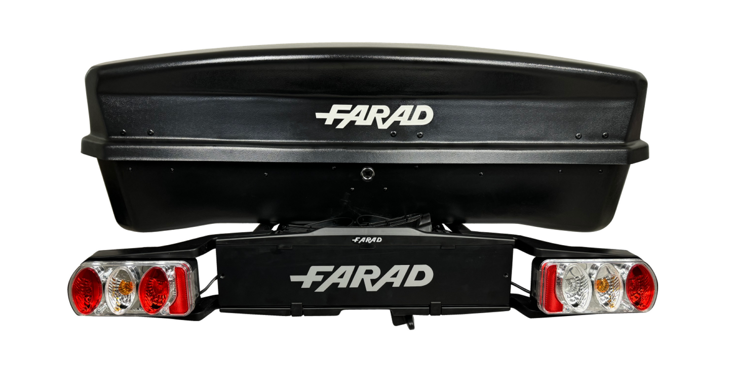 Box da Tetto Farad Maki Nero Goffrato 300L N/26