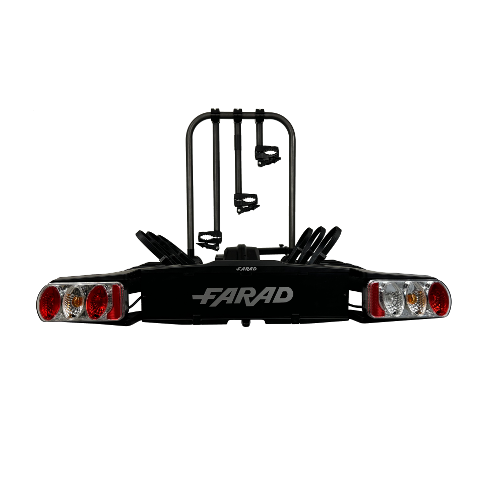 Portabici Da Gancio Traino Farad Nero Susa 1-90932-29 - 3 Bici