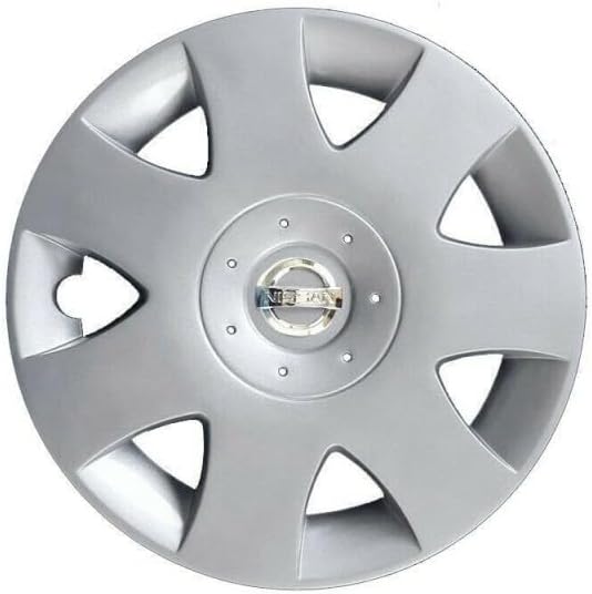 Kit di 4 copricerchi adattabili - per NISSAN QASHQAI (LOGO CROMATO) - diametro 16"