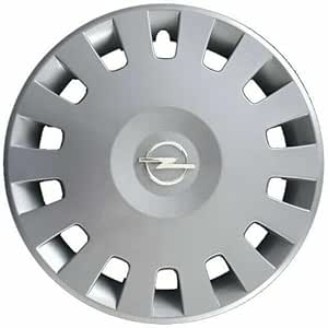 Kit di 4 copricerchi adattabili - per OPEL CORSA Comfort (LOGO CROMATO) - diametro 14"