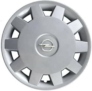 Kit di 4 copricerchi adattabili - per OPEL AGILA (LOGO CROMATO) - diametro 14"