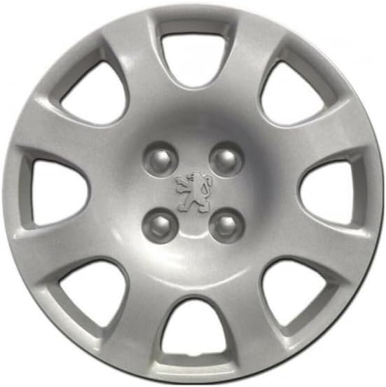 Kit di 4 copricerchi adattabili - per PEUGEOT Ranch - diametro 15"