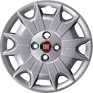 Kit di 4 copricerchi adattabili - per FIAT PANDA 4X4 2004 (LOGO ROSSO) - diametro 14"
