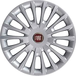 Kit of 4 adaptable wheel covers - for FIAT BRAVO Dynamic Elegance model 2007 - diameter 16"