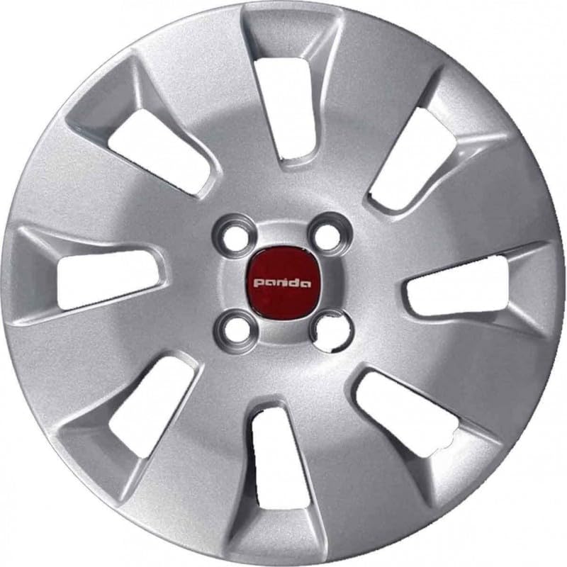 Kit of 4 adaptable wheel covers - for FIAT PANDA model 2012 - diameter 14"