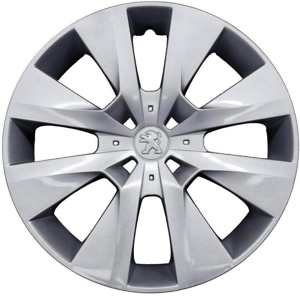 Kit di 4 copricerchi adattabili - per PEUGEOT 208 - diametro 15"