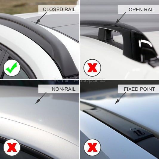 Barre Portatutto Farad Iron 3 Long + Kit Hilo per Hyundai Santa Fe dal 2012-2018 (5 porte) con Corrimano Basso