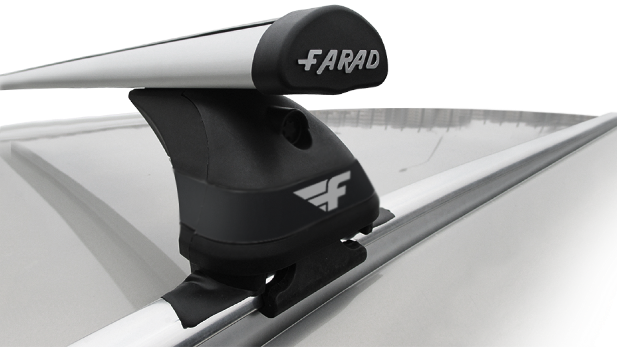 Barre Farad Aluminium 110cm + Kit LX2 + Kit Link per Mercedes Gla (X156) dal 2014-2020 (5 porte) con Corrimano Basso
