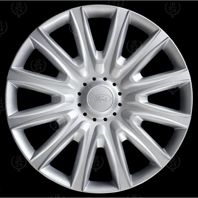 Kit di 4 copricerchi adattabili - per FORD FIESTA (modello 2008 ->) - diametro 15"