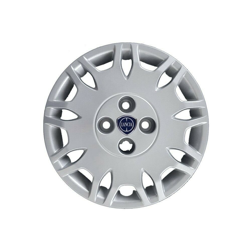 Kit di 4 copricerchi adattabili - per LANCIA YPSILON FASHION (logo nuovo) - diametro 14"