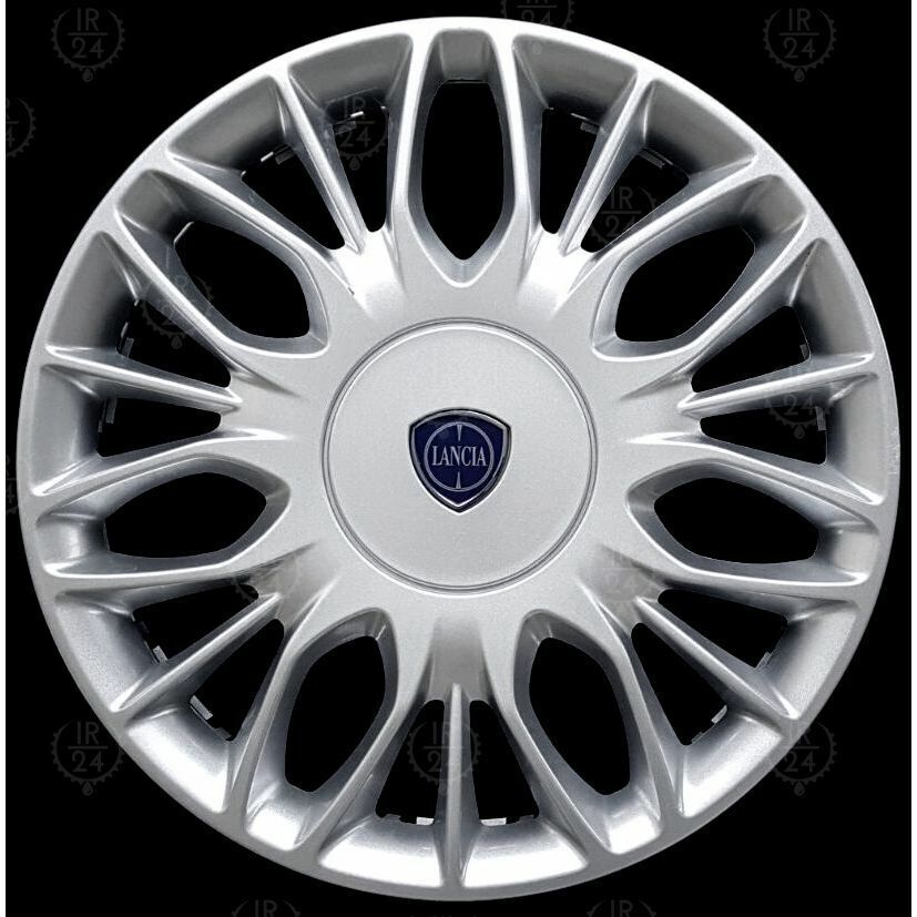 Kit di 4 copricerchi adattabili - per LANCIA YPSILON modello 2016 - diametro 15"