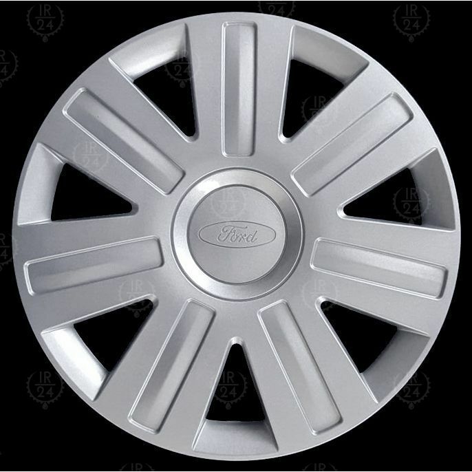 Kit di 4 copricerchi adattabili - per FORD FIESTA modello 2002 - diametro 14"