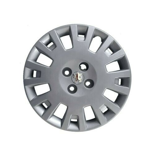 Kit di 4 copricerchi adattabili - per PEUGEOT New Bipper - diametro 15" - con logo cromato