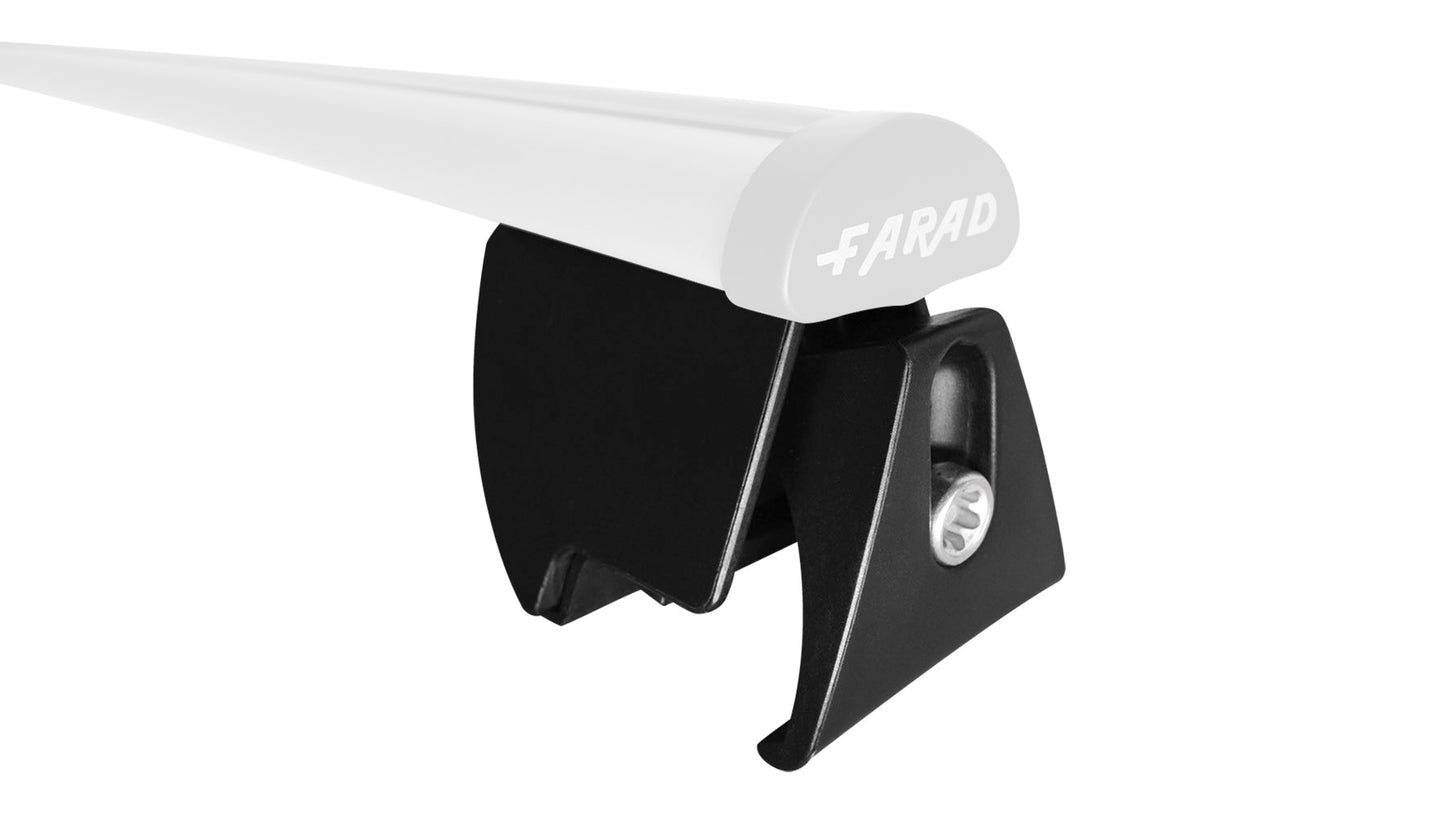 Barre Farad Iron 3 Long + Kit Hilo per Kia Carens dal 2013-2019 (5 porte) con Corrimano Basso