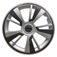 Set 4 Copricerchi Farad bicolor 243 Grey + Inserti e Logo - Vari Colori