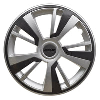 Set 4 Copricerchi Farad bicolor 243 Grey + Inserti e Logo - Vari Colori