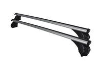 Barre Farad Aluminium 120cm + Kit PR15 + Kit Link per Audi Q7 dal 2015> (5 porte) con Corrimano Basso