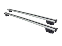 Barre Farad Aerodynamic Silver 130cm + Kit SM 02 per Bmw X3 - E83 dal 2004-2010 (5 porte) con Corrimano Alto