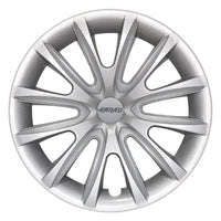 Set 4 Copricerchi Farad bicolor 240 Grey + Inserti e Logo - Vari Colori