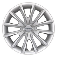 Set 4 Copricerchi Farad bicolor 240 Grey + Inserti e Logo - Vari Colori