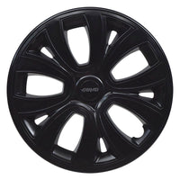 Set 4 Copricerchi Farad bicolor 241 Black + Inserti e Logo - Vari Colori