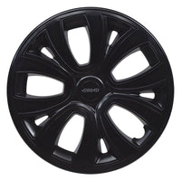 Set 4 Copricerchi Farad bicolor 241 Black + Inserti e Logo - Vari Colori