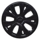 Set 4 Copricerchi Farad bicolor 241 Black + Inserti e Logo - Vari Colori