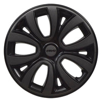 Set 4 Copricerchi Farad bicolor 241 Black + Inserti e Logo - Vari Colori