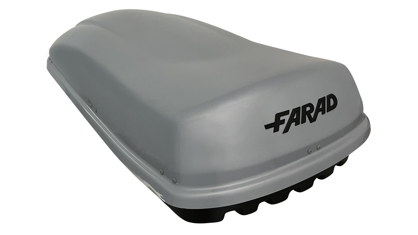 Box Da Tetto Farad Marlin Grigio Metallizzato 530L 1-92431 N/11