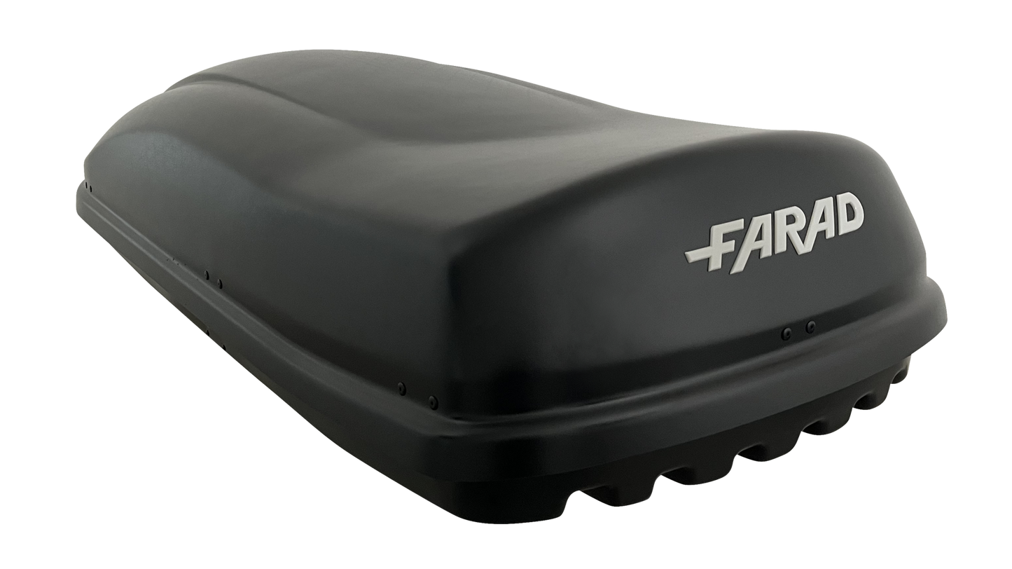 Box Da Tetto Farad Marlin Nero Goffrato 680L 1-9531 N/7