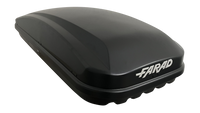Box Da Tetto Farad Crub Nero Goffrato 430L 1-93431 N/18+Attacco Rapido