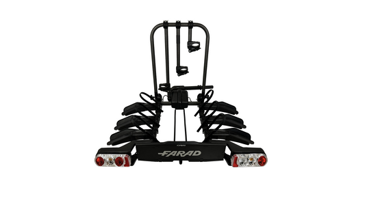 Portabici Da Gancio Traino Farad Nero Susa 1-90932-29 - 3 Bici