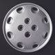 Kit di 4 copricerchi compatibili con FIAT CINQUECENTO - diametro 13"