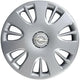 Kit di 4 copricerchi adattabili - per OPEL CORSA (LOGO CROMATO) - diametro 15"