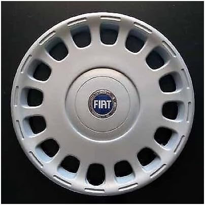 Kit di 4 copricerchi adattabili - per FIAT MULTIPLA SX Taxi modello 2002 (LOGO BLU) - diametro 15"