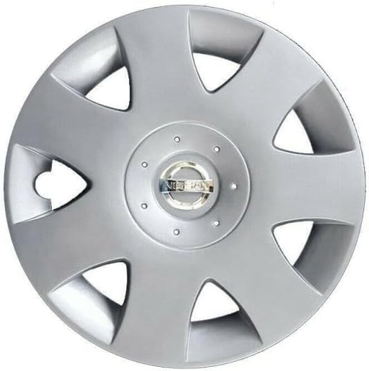 Kit di 4 copricerchi adattabili - per NISSAN QASHQAI (LOGO CROMATO) - diametro 16"