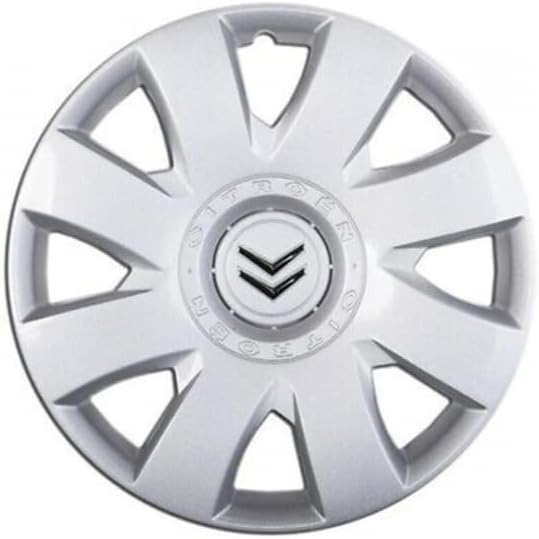 Set of 4 adaptable wheel trims - for CITROEN Jumpy - 16" diameter - with chrome logo