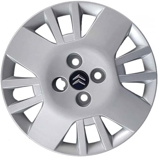 Set of 4 adaptable wheel trims - for CITROEN NEMO - 14" diameter - with chrome logo