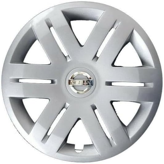 Kit di 4 copricerchi adattabili - per NISSAN PRIMASTAR modello 2003 -> (LOGO CROMATO) - diametro 16"