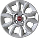 Kit di 4 copricerchi adattabili - per FIAT PANDA modello 2012 - diametro 15"