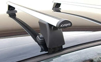 Barre portatutto BS + ALU compatibili con TOYOTA C-HR (5 porte) dal 2024 in poi, portapacchi in alluminio per auto senza railing sul tetto