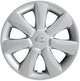 Kit di 4 copricerchi adattabili - per NISSAN MICRA modello 2010 (LOGO CROMATO) - diametro 14"