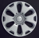 Kit di 4 copricerchi compatibili con FORD FIESTA - diametro 14"