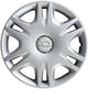 Kit di 4 copricerchi adattabili - per OPEL CORSA modello 2006 (LOGO CROMATO) - diametro 16"