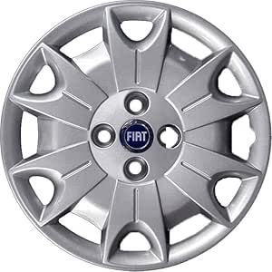 Kit di 4 copricerchi adattabili - per FIAT PANDA 4X4 2004 (LOGO BLU)  - diametro 14"